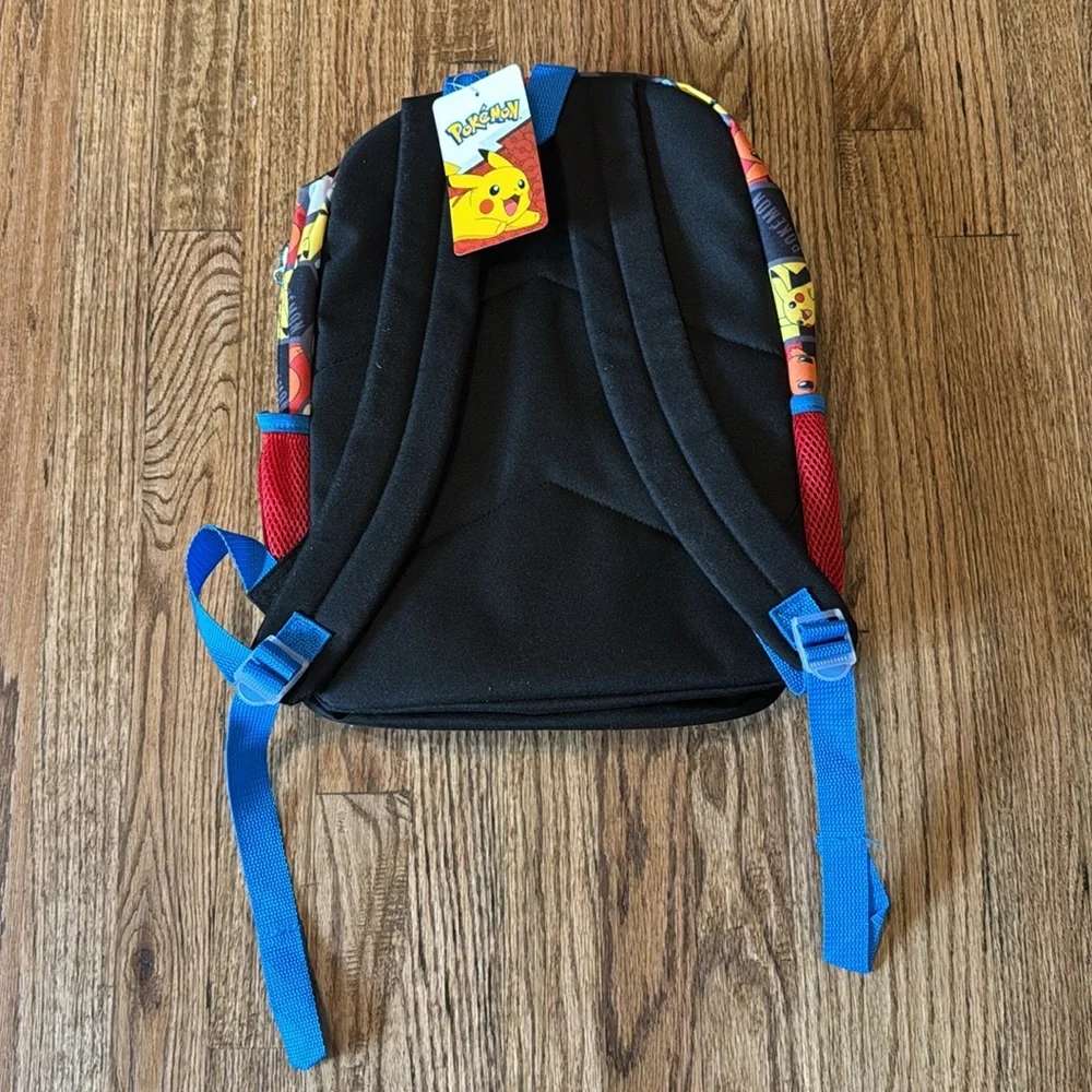 Pokémon backpack, insulated lunch bag, pencil case and key chain. New with tags.